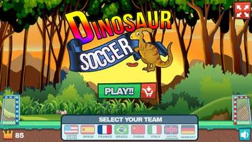 Soccer Run Dinosaur: Shoot saucisse Affiche