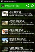 Kids Dinosaur Pictures & Facts पोस्टर