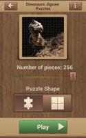 Jeux de Puzzle Dinosaure capture d'écran 1