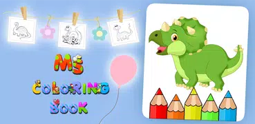 Dinosaurs Coloring Book Super Game