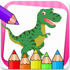 Dinosaurs Coloring Book Super Game ícone