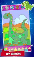 Dinosaurs Coloring Book Super Game Ekran Görüntüsü 1