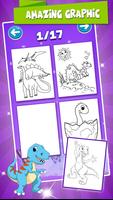 Dinosaurs Coloring Book Super Game स्क्रीनशॉट 2