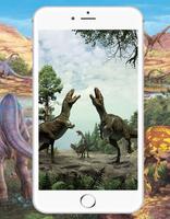 Dinosaurs Wallpaper Affiche