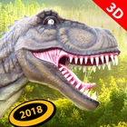 Jurassic  T-Rex Dinosaur Hunter Survival Sim 3D icône