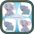 Match Elephant Games أيقونة