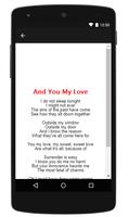 Chris Rea || And You My Love - New Music Lyric screenshot 1