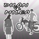 dilan dan Milea Full Novel + Music Lirik Offline icône