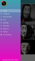 Wallpaper Anonymous HD Live پوسٹر