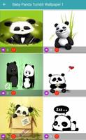 Cute Baby Panda Tumblr Wallpaper capture d'écran 2