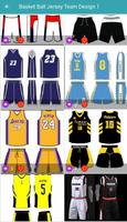 2 Schermata idee di design della squadra di basket jersey