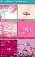 Pink Diamond Glitter Wallpaper capture d'écran 2