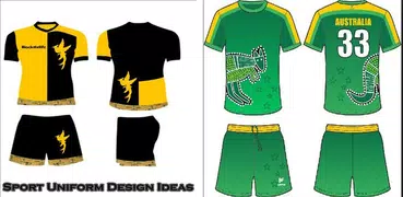 design sportivo in jersey uniforme