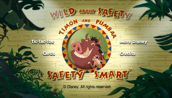 Disney Wild About Safety ポスター