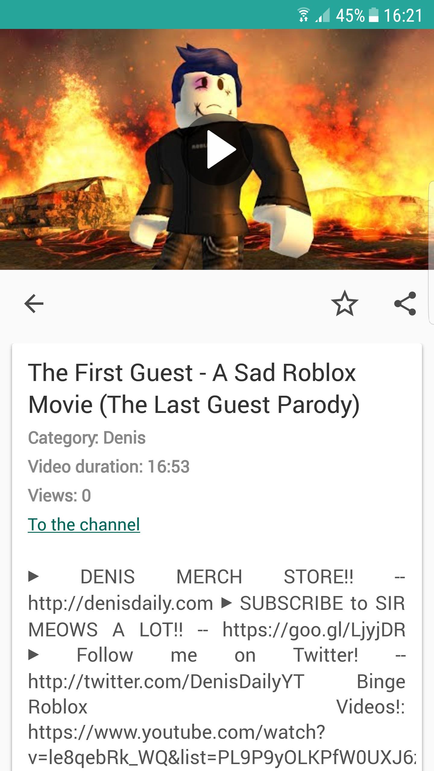 Youtube Denis Daily Roblox On Roblox