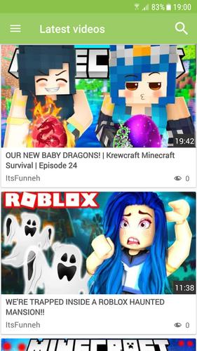 Itsfunneh Roblox Video For Android Apk Download - its funny videos roblox and minecraft