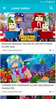 Little Carly Minecraft plakat