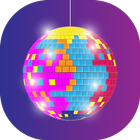 Disco light bulb icon