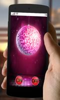 Disco light bulb poster