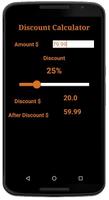 Discount Calculator capture d'écran 1