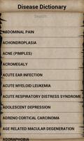 Disease Dictionary capture d'écran 1