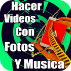 Hacer Vídeos Con fotos y Música Fácil Guía 아이콘