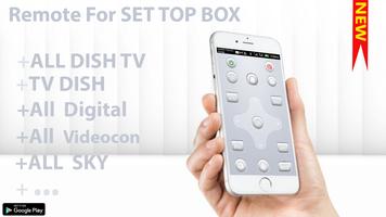 Remote for  DISH TV - remote SET TOP BOX capture d'écran 2