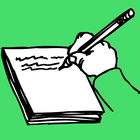 Journal writing icon