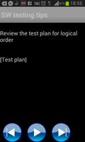 SW testing tips تصوير الشاشة 1