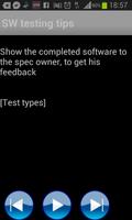 SW testing tips تصوير الشاشة 3