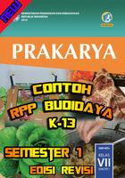 RPP Prakarya Budidaya Smstr 1 Kls 7 पोस्टर