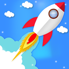 Sky Boost Rocket Tap Fly Adventure ícone