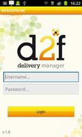 D2F Delivery Manager Affiche