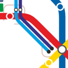 Budapest metró térkép Magyarország icône