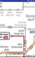 Düsseldorf U-Bahn Stadtbahn Karte capture d'écran 1