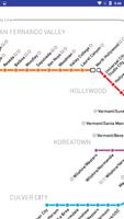 Deep Los Angeles metro rail map train capture d'écran 1