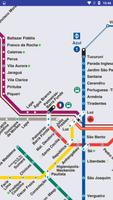 São Paulo Brasil metrô mapa capture d'écran 1