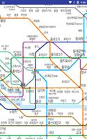 한국 서울 지하철 노선도 تصوير الشاشة 1