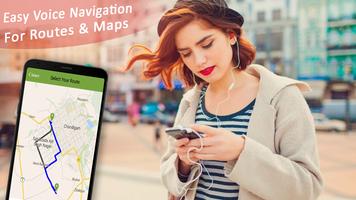 GPS Voice Navigation Affiche