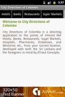 City Directions of Colombo poster