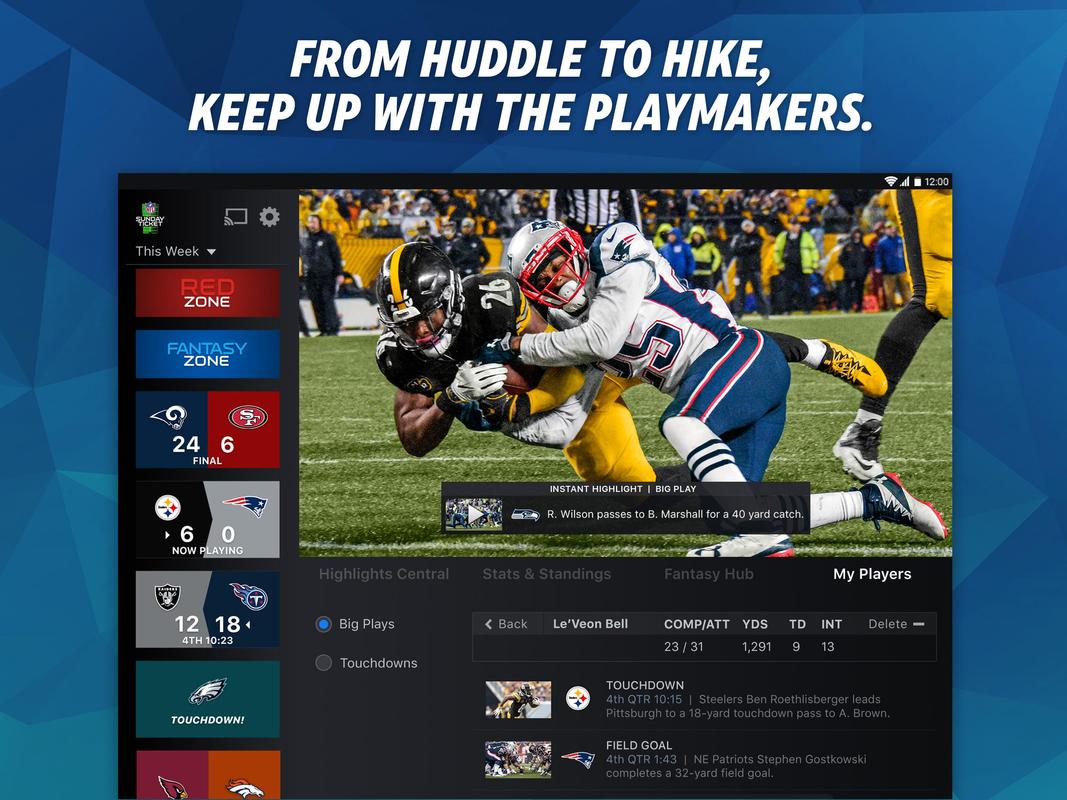 NFL Sunday Ticket for Tablets & TV APK Download - Free ...