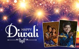 Diwali Dual Photo Frames постер