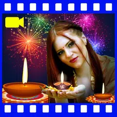 Diwali Video Maker: photo fram