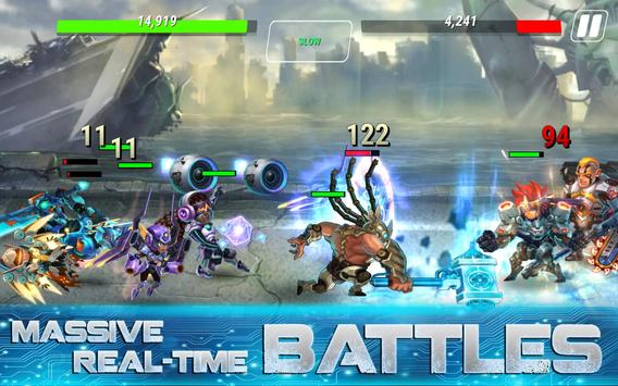 Screenshot Heroes Infinity: God Warriors -Action RPG Strategy APK APK