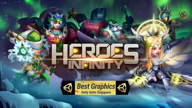 Terjun ke dunia Heroes Infinity dan mulai perjalanan epik lewat tempat dan kota Heroes Infinity: God Warriors – Action RPG Strategy APK