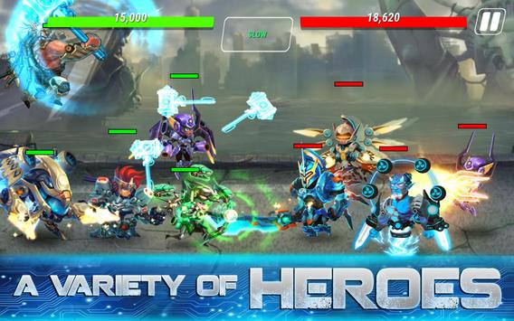 Heroes Infinity: God Warriors -Action RPG Strategy apk screenshot