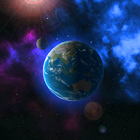 Earth 3D Live Wallpaper FREE icône