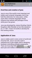 Java Reference capture d'écran 2