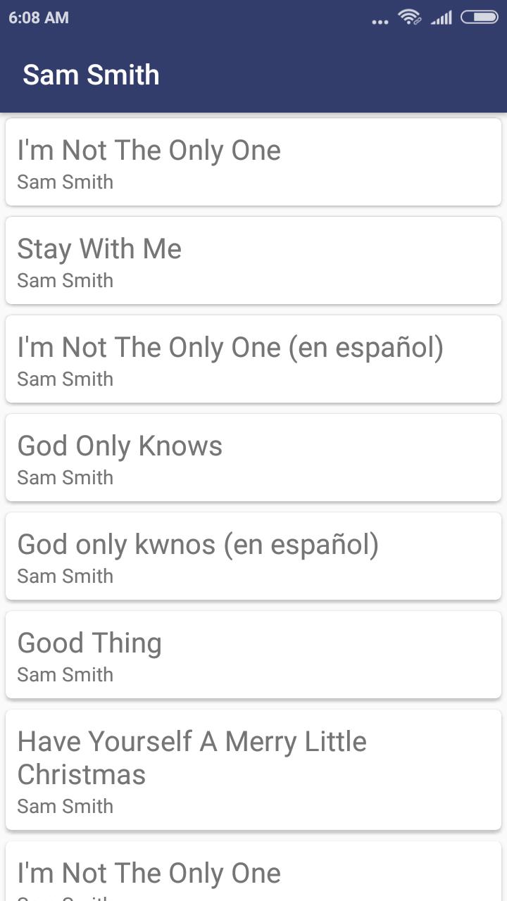 Sam Smith Free Lyrics Plus For Android Apk Download