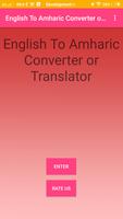 English To Amharic Converter Affiche